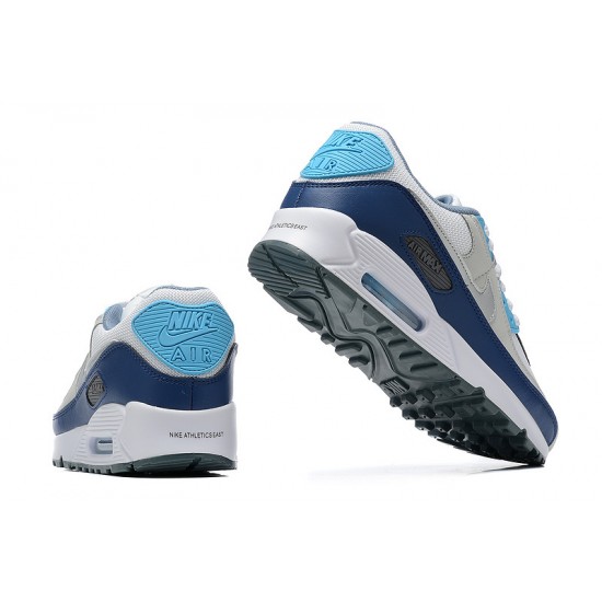 Nike Air Max 90 Mens Blue White FD0664-400 Shoes