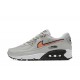 Nike Air Max 90 Mens Grey Orange Shoes