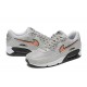 Nike Air Max 90 Mens Grey Orange Shoes