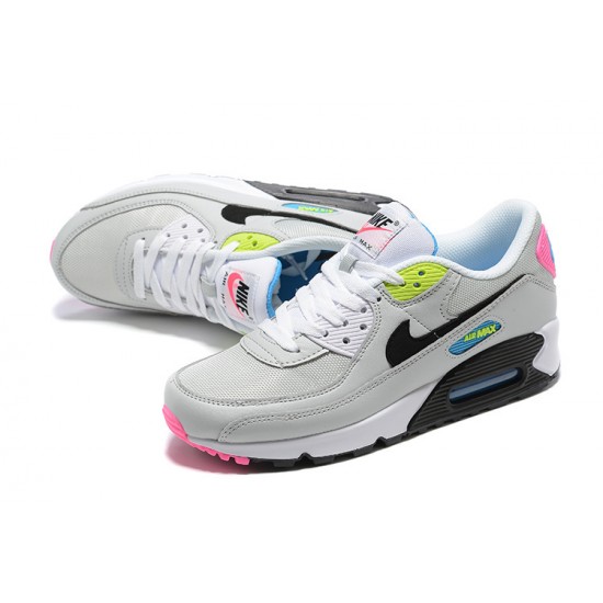 Nike Air Max 90 Mens Grey Pink DE4398-001 Shoes