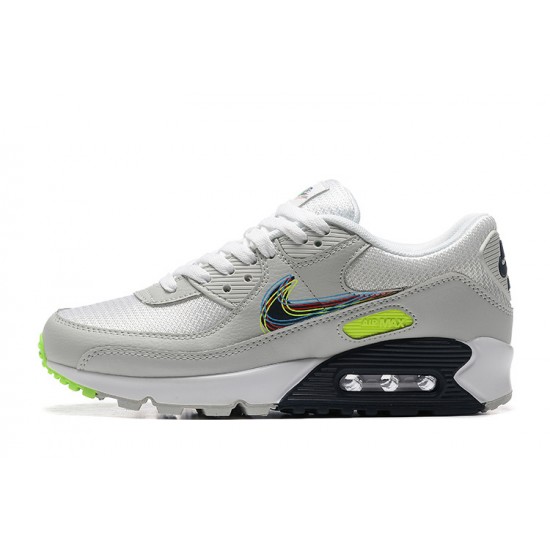 Nike Air Max 90 Mens Grey White and Black Shoes