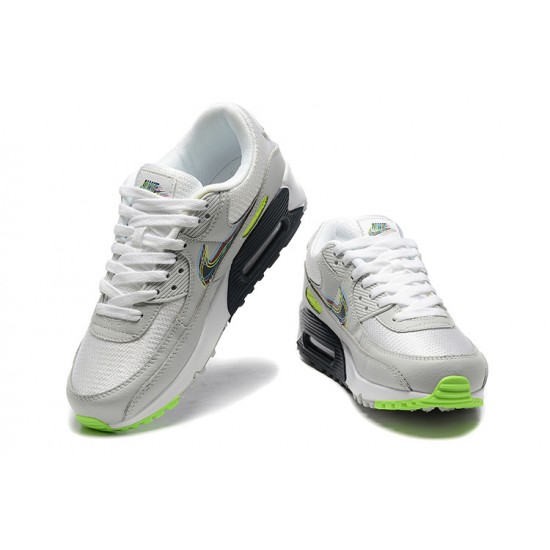 Nike Air Max 90 Mens Grey White and Black Shoes