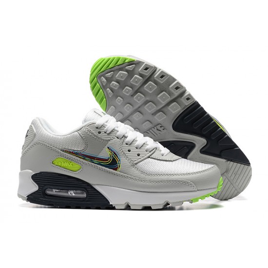 Nike Air Max 90 Mens Grey White and Black Shoes