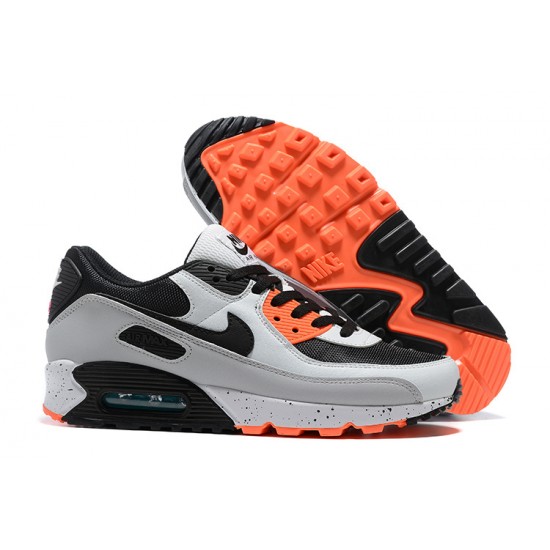 Nike Air Max 90 Mens Orange Black DC9845-100 Shoes