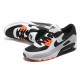 Nike Air Max 90 Mens Orange Black DC9845-100 Shoes