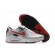 Nike Air Max 90 Mens Silver Red Shoes