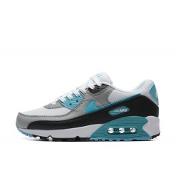 Nike Air Max 90 Mens White Grey and Blue Shoes