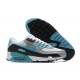 Nike Air Max 90 Mens White Grey and Blue Shoes