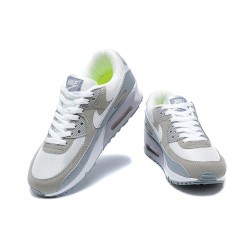 Nike Air Max 90 Mens White Grey and Green Shoes