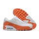 Nike Air Max 90 Mens White Orange DM0958-100 Shoes