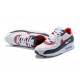 Nike Air Max 90 Mens White Red DJ5170-100 Shoes