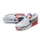 Nike Air Max 90 Mens White Red Shoes