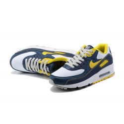 Nike Air Max 90 Mens Yellow Blue DC9845-101 Shoes