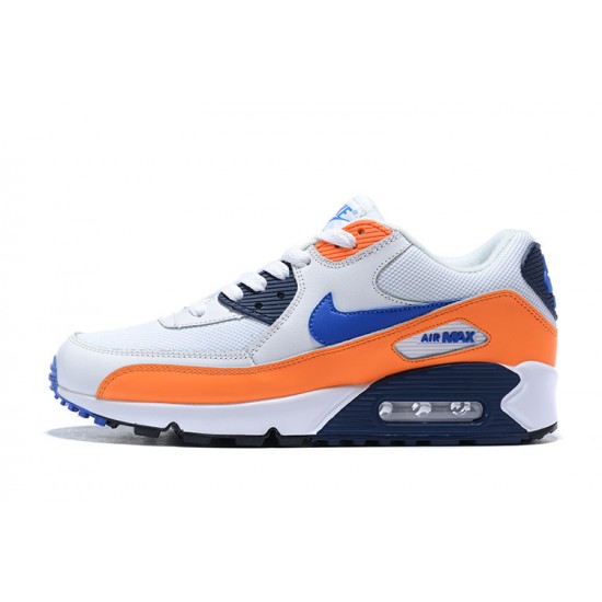 Nike Air Max 90 Womens/Mens Orange Blue AJ1285-104 Shoes