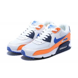 Nike Air Max 90 Womens/Mens Orange Blue AJ1285-104 Shoes