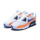 Nike Air Max 90 Womens/Mens Orange Blue AJ1285-104 Shoes