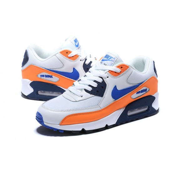 Nike Air Max 90 Womens/Mens Orange Blue AJ1285-104 Shoes