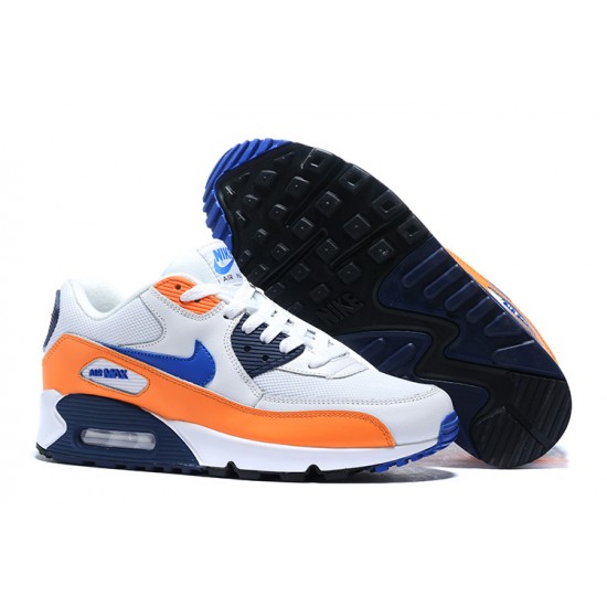 Nike Air Max 90 Womens/Mens Orange Blue AJ1285-104 Shoes