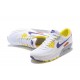 Nike Air Max 90 Womens White Yellow Shoes