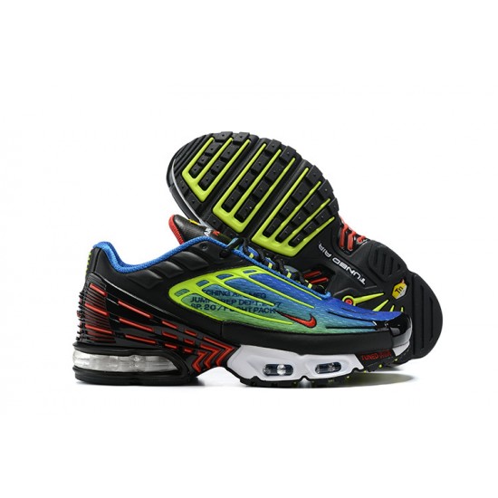 Nike Air Max Plus 3 Mens Black Blue CU4710-400 Shoes