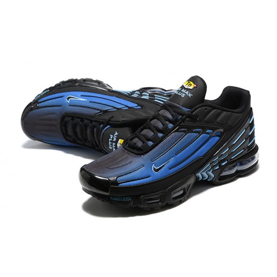 Nike Air Max Plus 3 Mens Black Blue DZ4508-001 Shoes