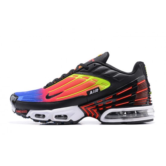 Nike Air Max Plus 3 Mens Black Blue Red DR8602-001 Shoes