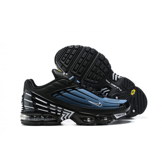 Nike Air Max Plus 3 Mens Black Blue Shoes