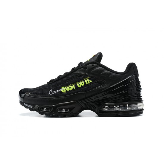 Nike Air Max Plus 3 Mens Black Green Shoes