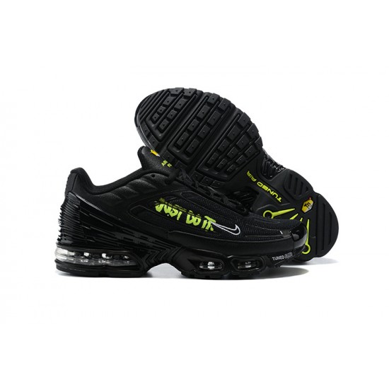 Nike Air Max Plus 3 Mens Black Green Shoes