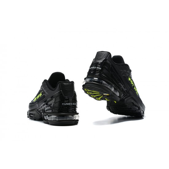 Nike Air Max Plus 3 Mens Black Green Shoes