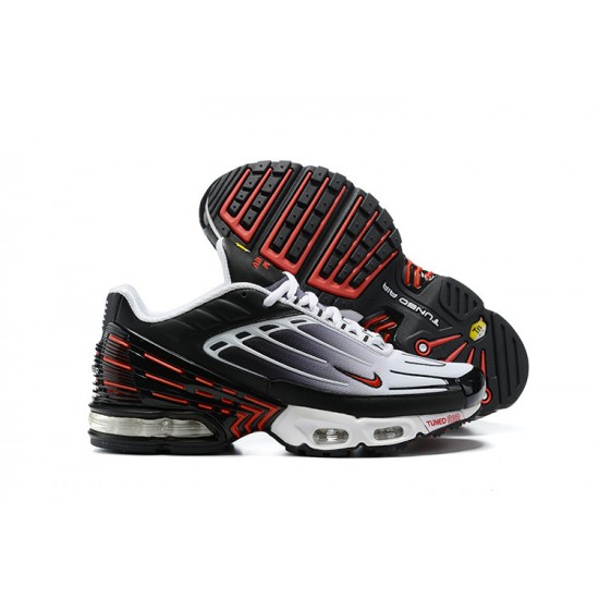 Nike Air Max Plus 3 Mens Black Grey and Red CD7005-004 Shoes