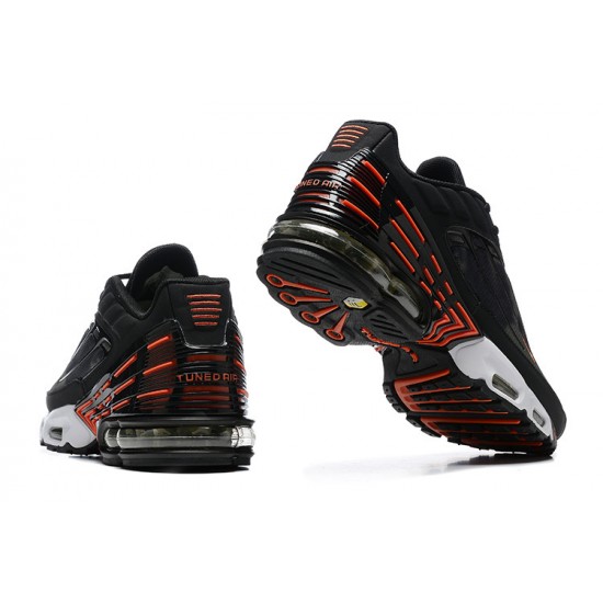 Nike Air Max Plus 3 Mens Black Red FV6914-001 Shoes