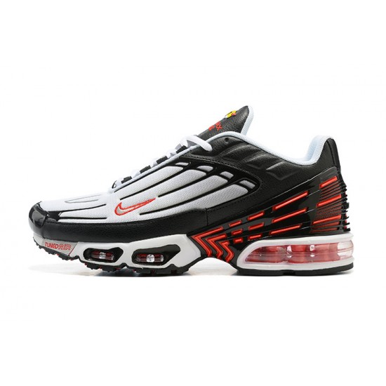 Nike Air Max Plus 3 Mens Black Red and Grey Shoes