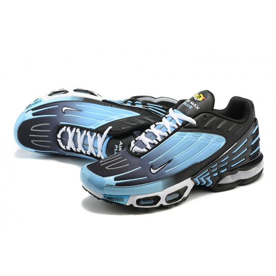 Nike Air Max Plus 3 Mens Black and Blue Shoes