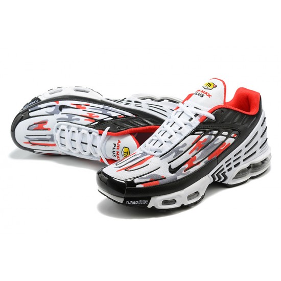 Nike Air Max Plus 3 Mens Black and Red Shoes