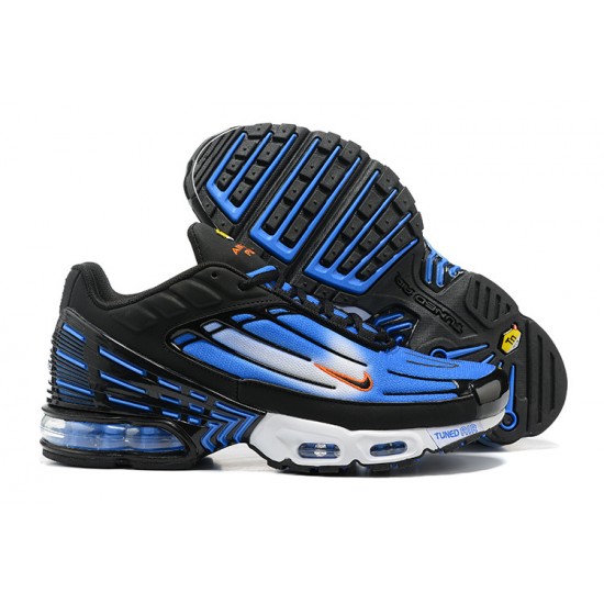 Nike Air Max Plus 3 Mens Blue White and Black DR8588-400 Shoes