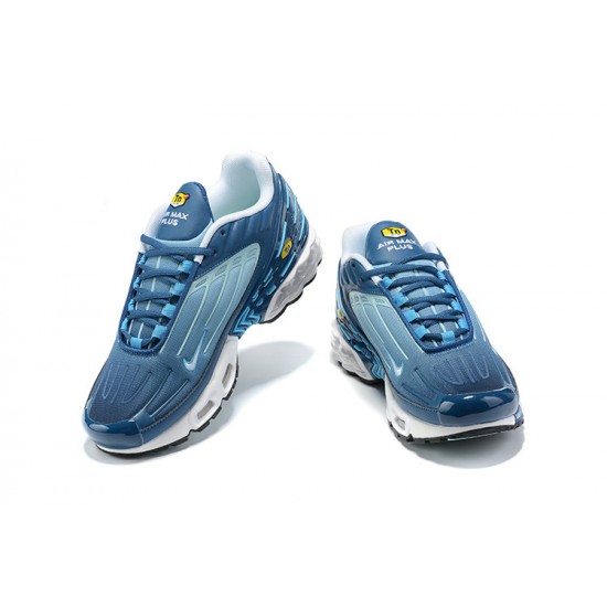 Nike Air Max Plus 3 Mens Blue and White Shoes