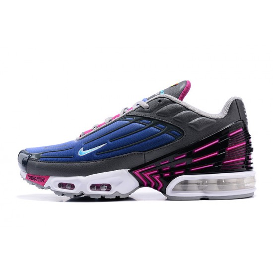 Nike Air Max Plus 3 Mens Grey Blue and Purple Shoes