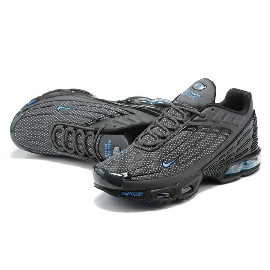 Nike Air Max Plus 3 Mens Grey and Blue Shoes