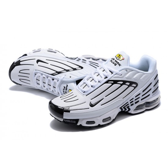 Nike Air Max Plus 3 Mens White Black CK6716-100 Shoes