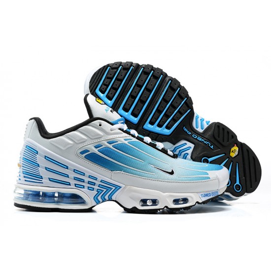 Nike Air Max Plus 3 Mens White Blue CK6715-100 Shoes