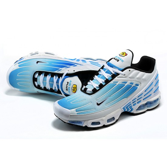 Nike Air Max Plus 3 Mens White Blue CK6715-100 Shoes