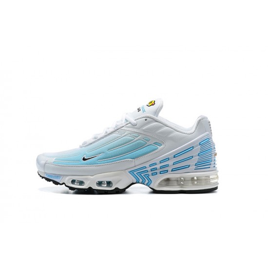 Nike Air Max Plus 3 Mens White Blue Shoes