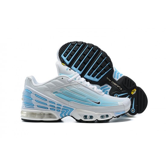 Nike Air Max Plus 3 Mens White Blue Shoes