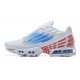 Nike Air Max Plus 3 Mens White Blue and Red Shoes