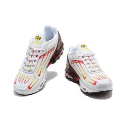 Nike Air Max Plus 3 Mens White Red DX9263-100 Shoes