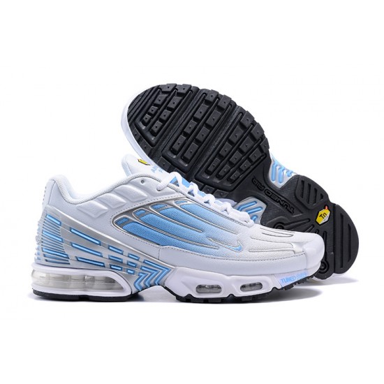 Nike Air Max Plus 3 Mens White Silver Shoes