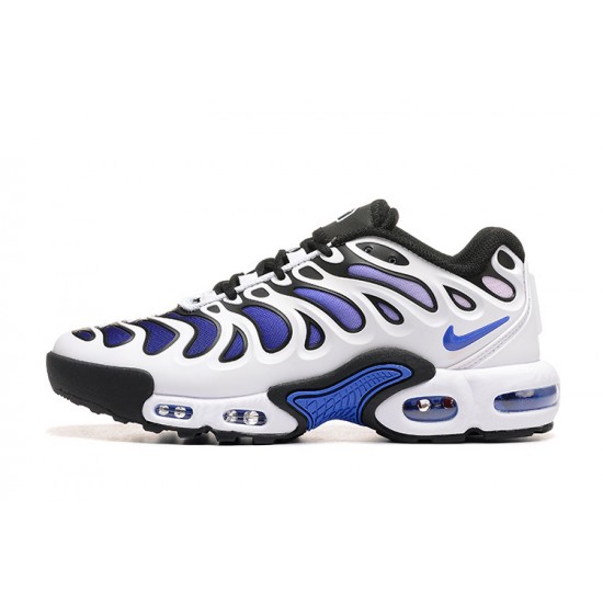 Nike Air Max Plus Drift Mens White Blue and Black Shoes