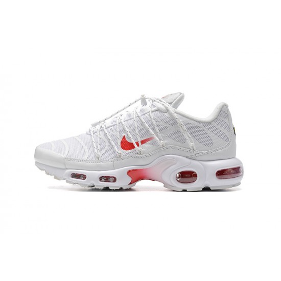 Nike Air Max Plus Utility Mens White Red FN3488-100 Shoes