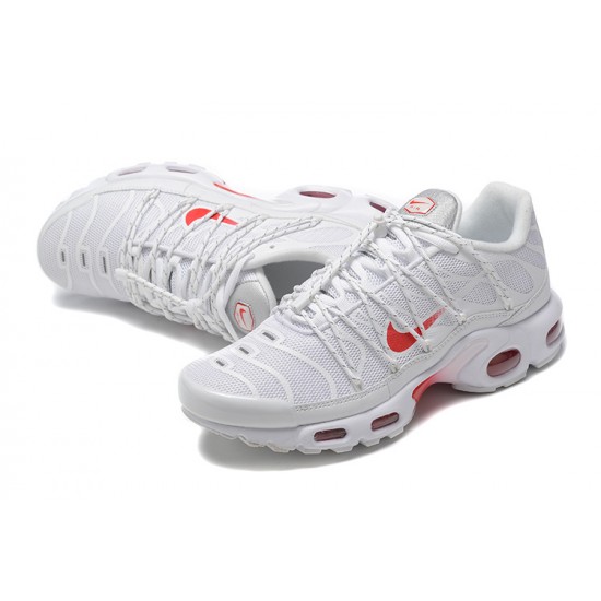 Nike Air Max Plus Utility Mens White Red FN3488-100 Shoes